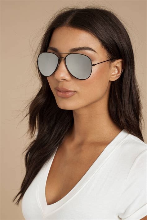 myer ladies sunglasses|black reflective aviator sunglasses.